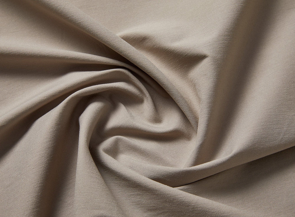STRETCH TWILL MILLENNIUM| 9333 C KHAKI - Zelouf Fabrics