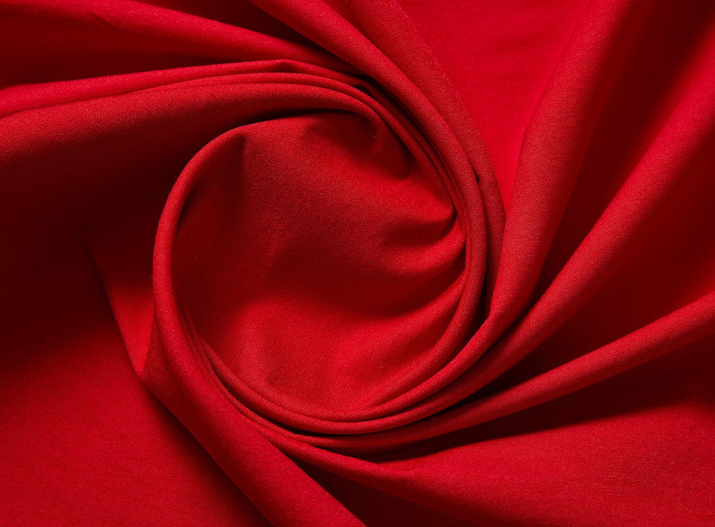STRETCH TWILL MILLENNIUM| 9333 C RED - Zelouf Fabrics