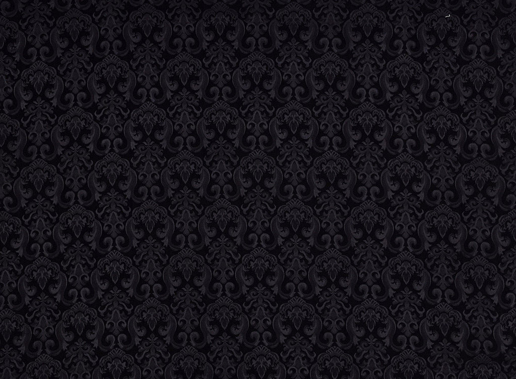 SWIRL SCROLL ANNABELLE STRETCH SATIN JACQUARD  | 9366-1174  - Zelouf Fabrics