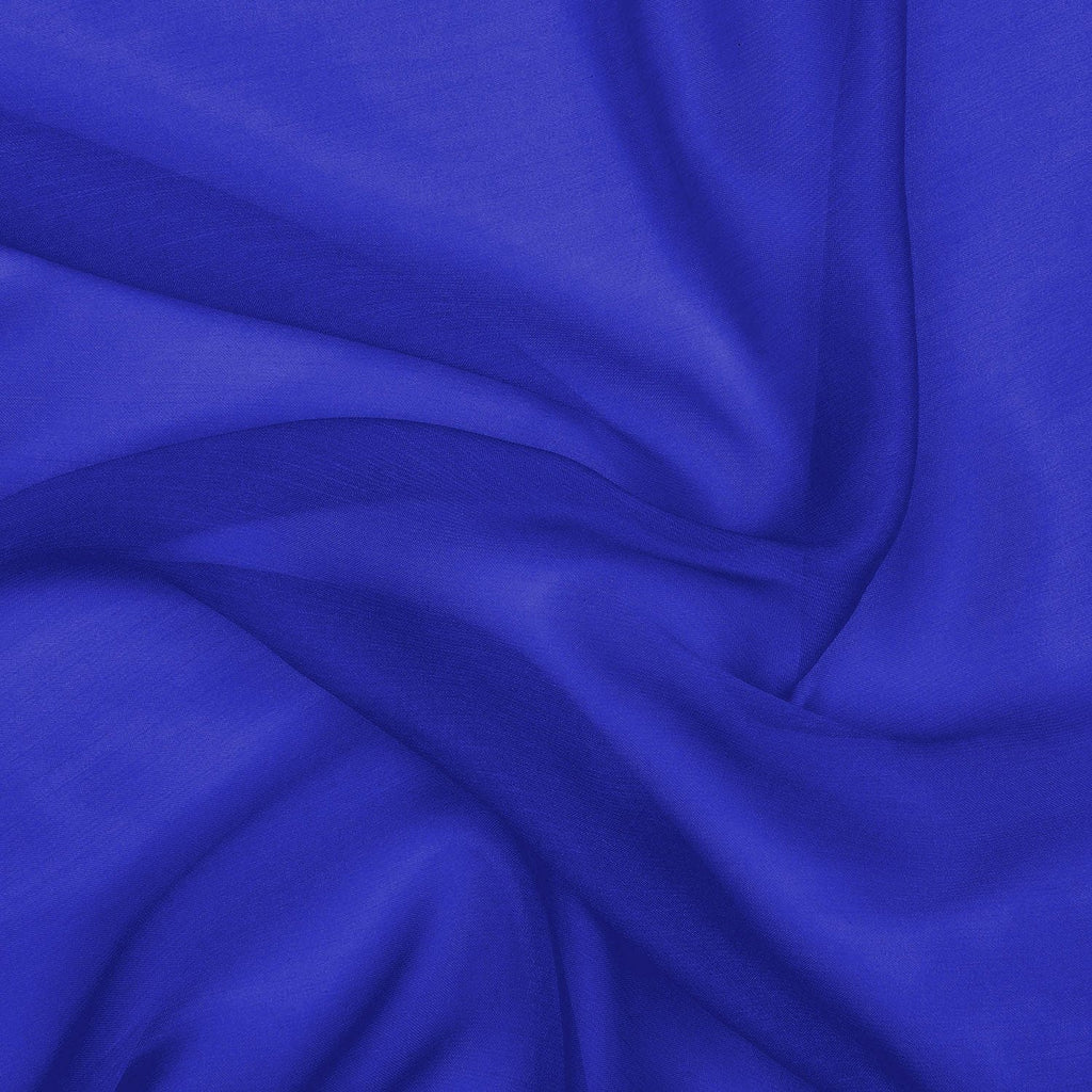 AUDACIOUS ROYAL/BLK | 1113-946 - DOUBLE OMBRE ON CATIONIC CHIFFON - Zelouf Fabrics
