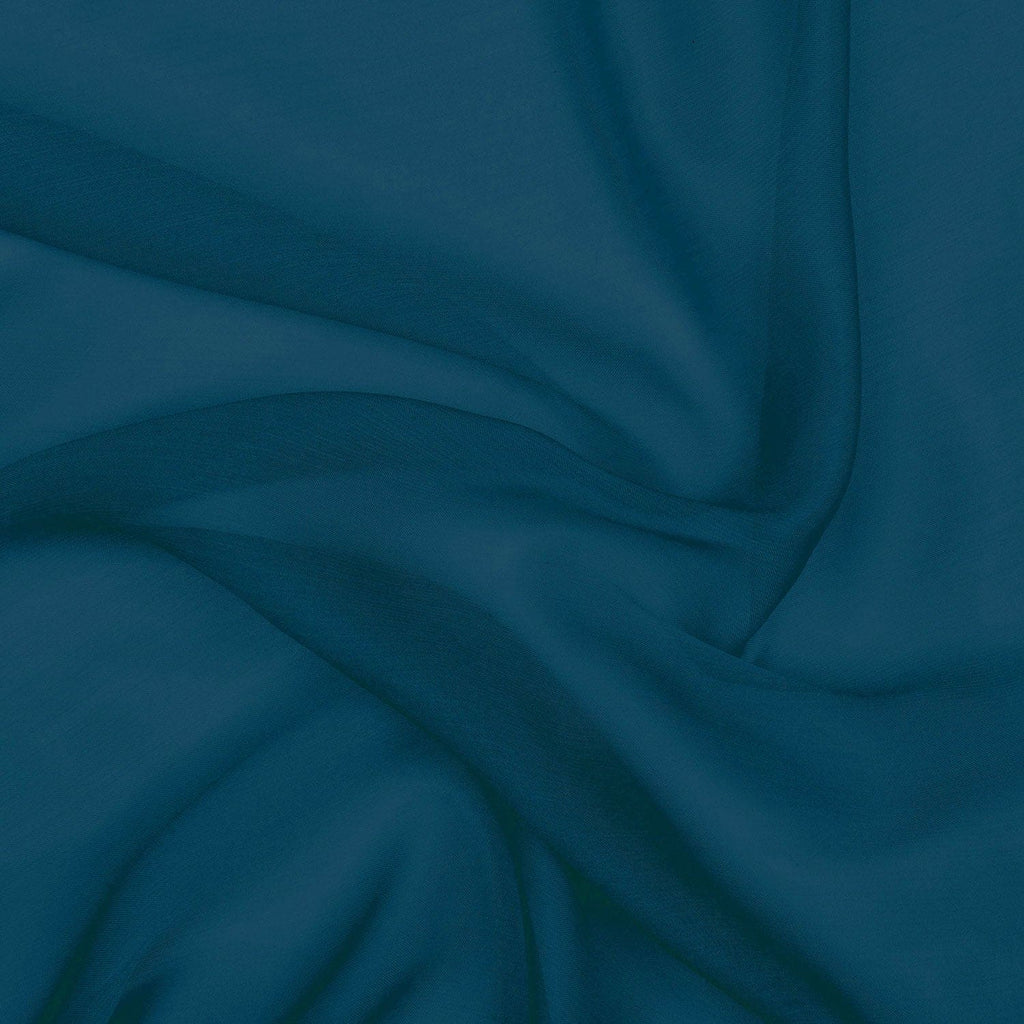 BLUE TEAL | 1-IRIDESCENT CHIFFON | 946 - Zelouf Fabrics
