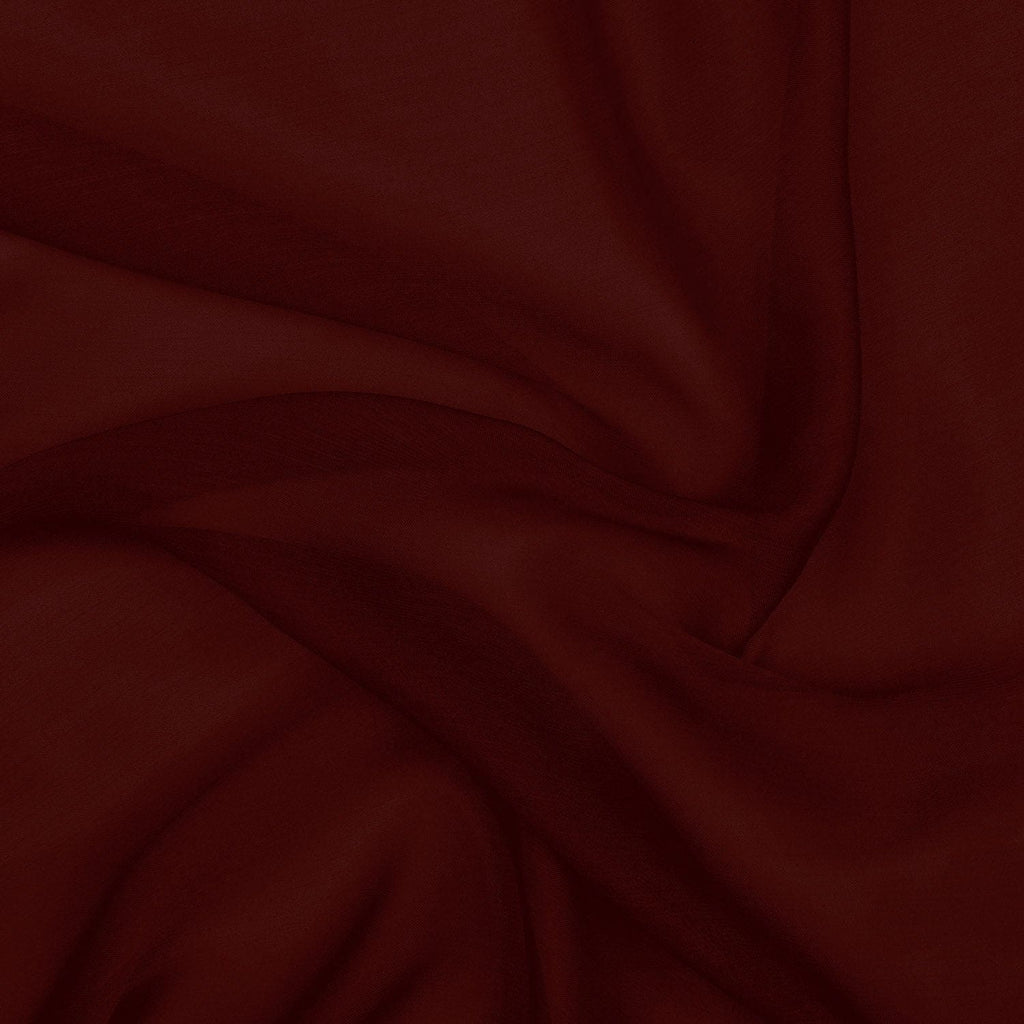 LUSCIOUS WINE/BLK | 1113-946 - DOUBLE OMBRE ON CATIONIC CHIFFON - Zelouf Fabrics