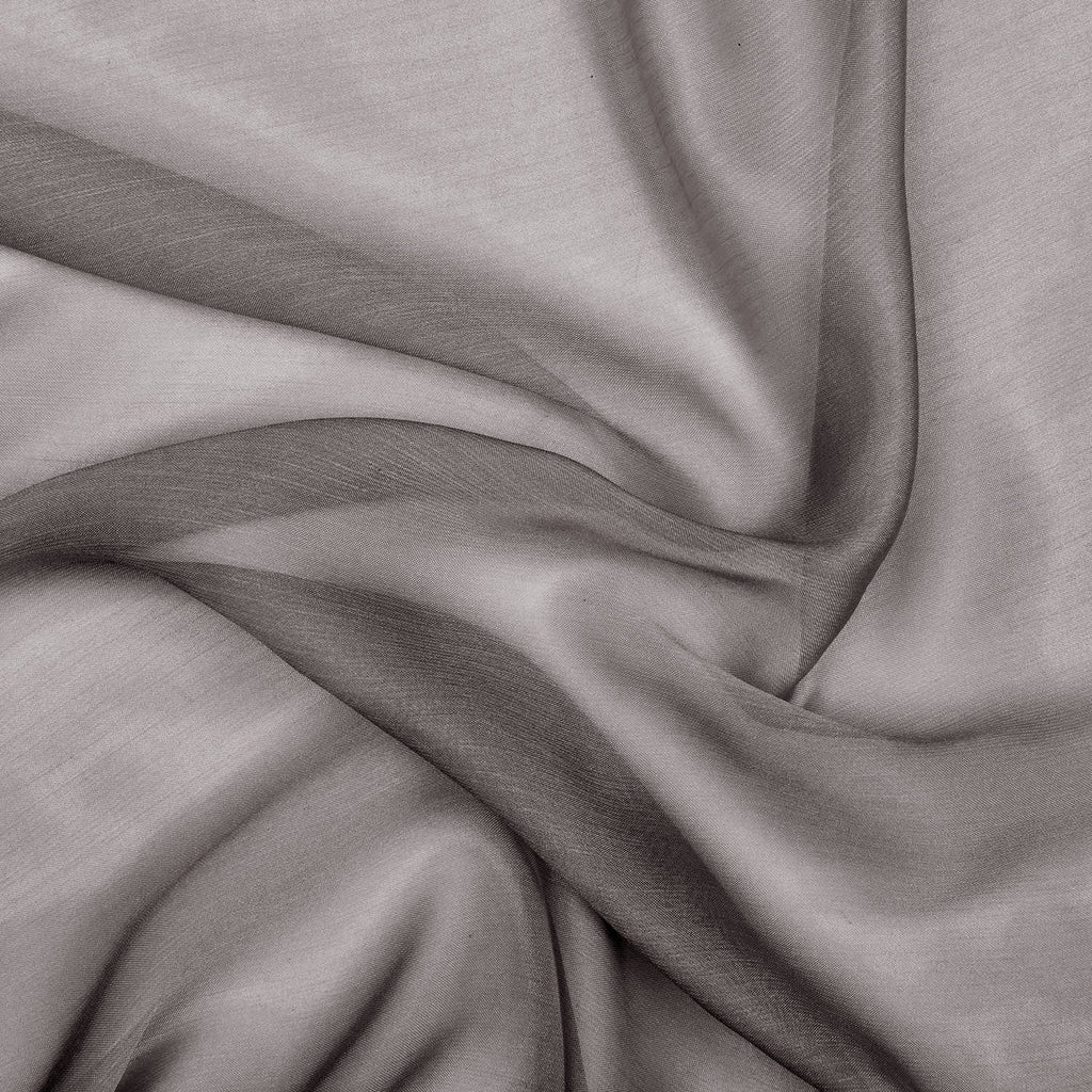 IRIDESCENT CHIFFON | 946 PEARL GREY - Zelouf Fabrics