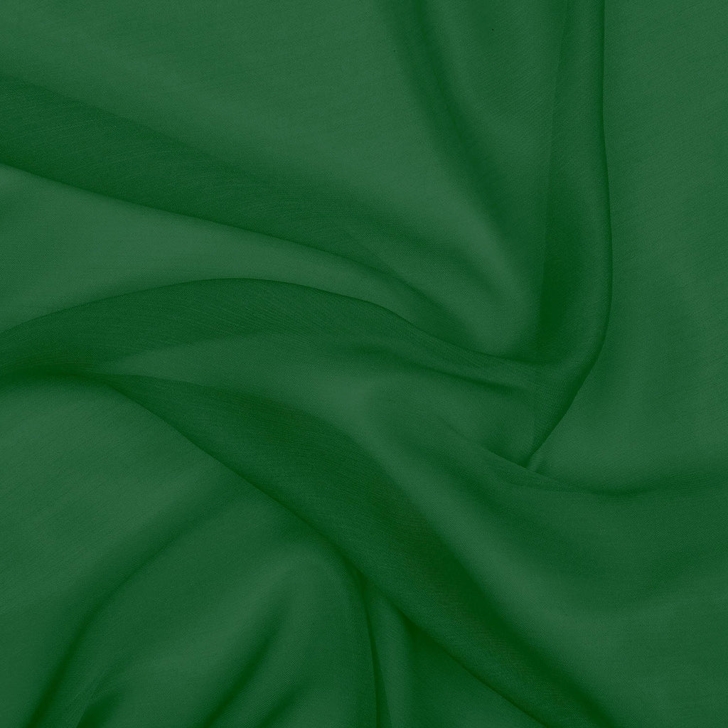 IRIDESCENT CHIFFON | 946 SPARKLY EMERALD - Zelouf Fabrics