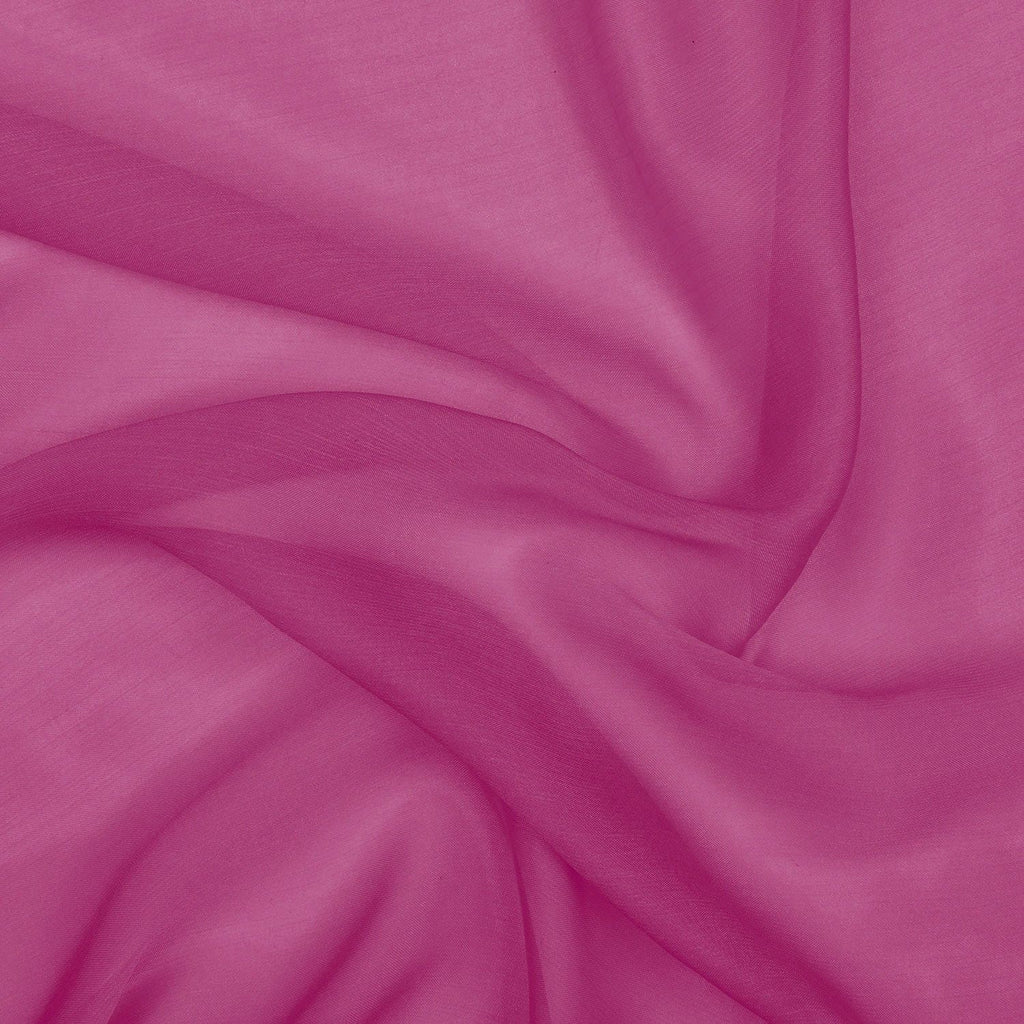 SPARKLY FUCHSIA | 1113-946 - DOUBLE OMBRE ON CATIONIC CHIFFON - Zelouf Fabrics