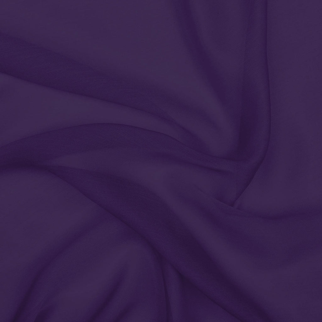 IRIDESCENT CHIFFON | 946 S PURPLE - Zelouf Fabrics