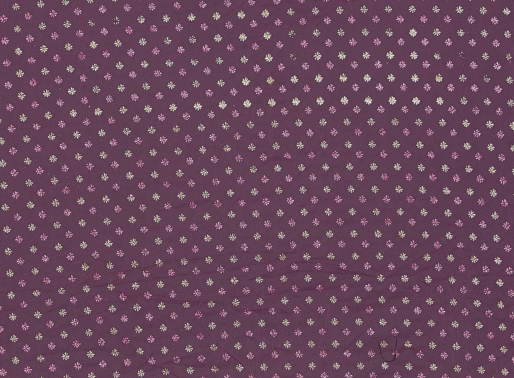 MINI DAISY TWO-TONE GLITTER ON TULLE  | 9526-1060  - Zelouf Fabrics