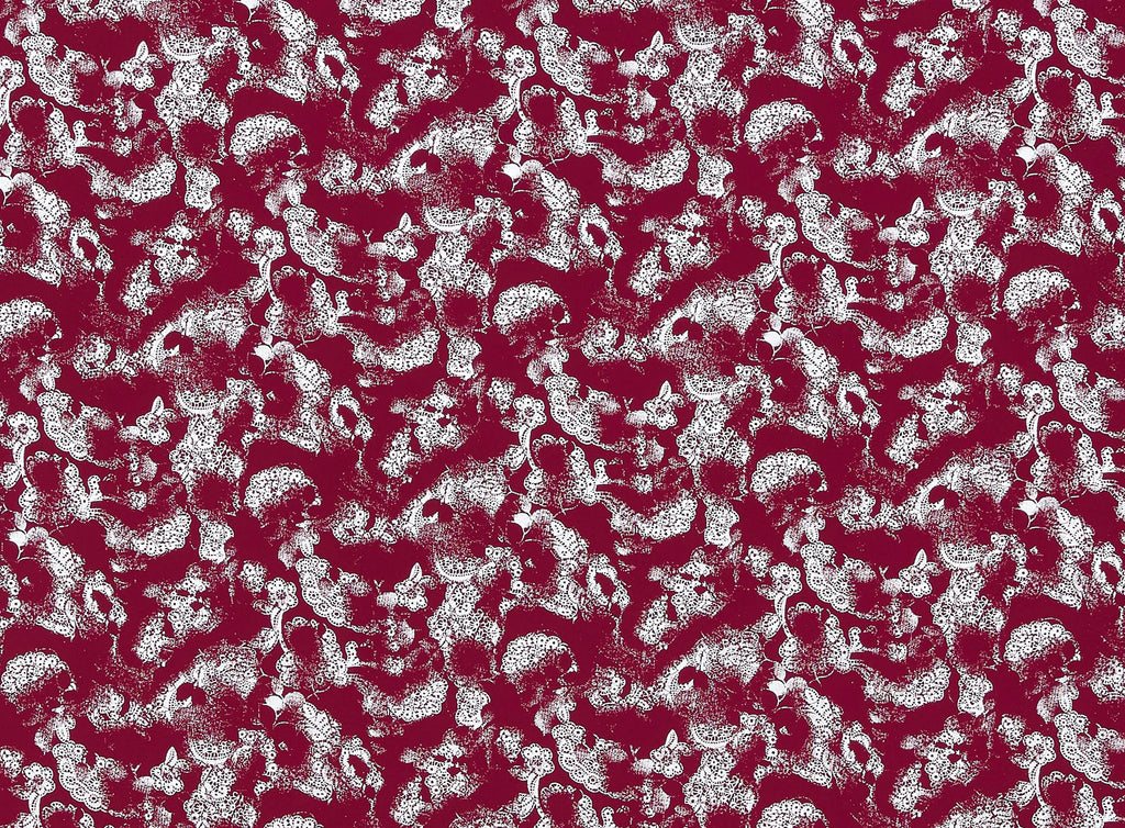 CHANTELLE LACE FOIL ON MATTE JERSEY CHIFFON  | 9639-631  - Zelouf Fabrics