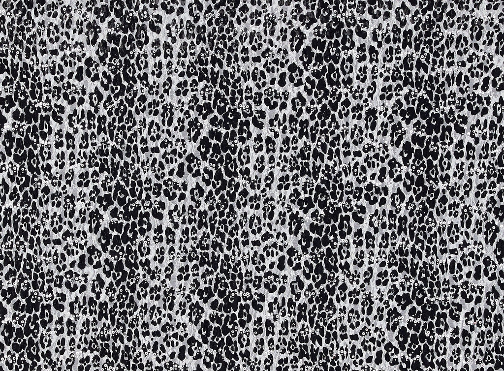 CHEETAH PRINT WITH TRANS ON LACE  | 9649 TRANS  - Zelouf Fabrics