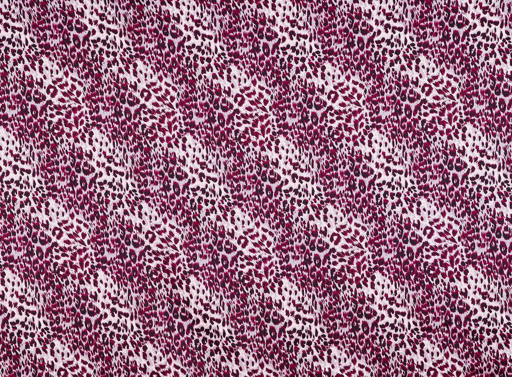 LEOPARD PRINT ON DANIELLE STRETCH SATIN  | 9682-7311  - Zelouf Fabrics