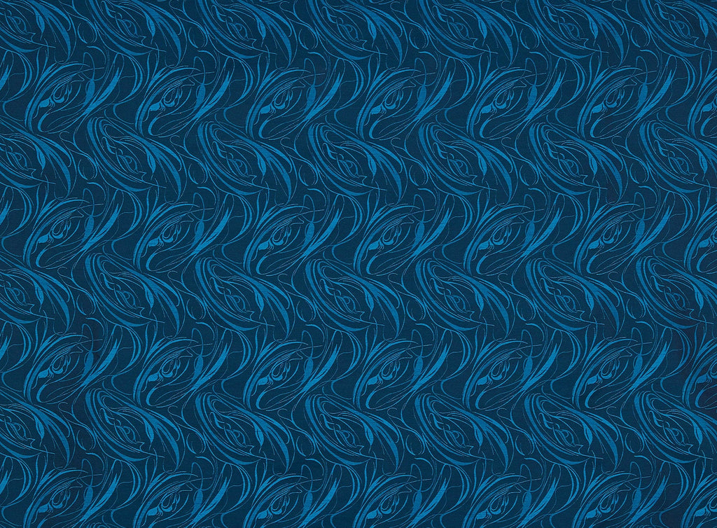 SWIRLY WAVE LINE JACQUARD ON SHANTUNG  | 9726-7280  - Zelouf Fabrics