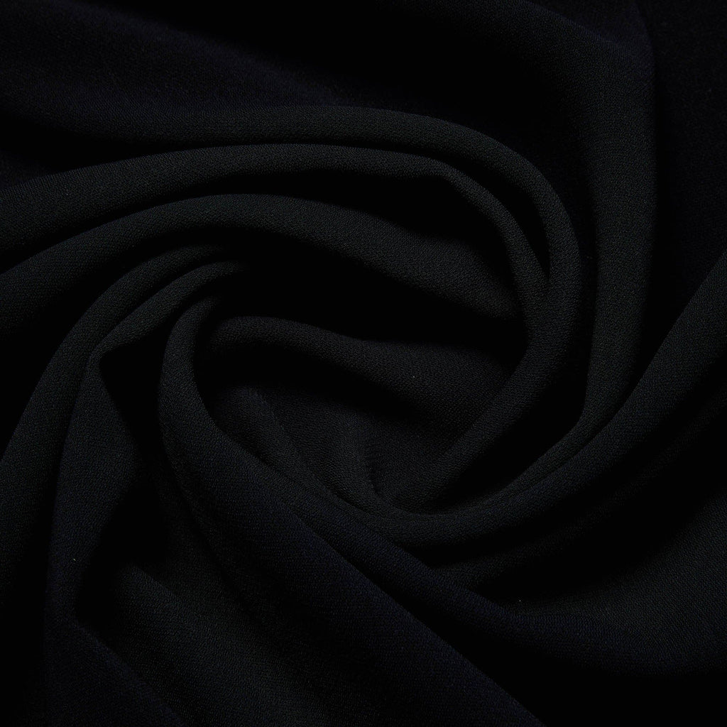 BLACK | 9744 - KENNEDY CREPE - Zelouf Fabrics