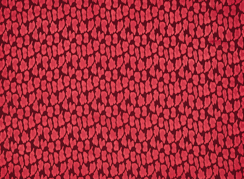 LEOPARD JACQUARD IRIDESCENT STRETCH SATIN  | 9748-8083  - Zelouf Fabrics