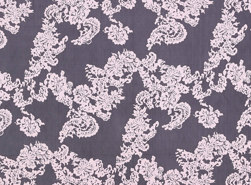 LACE PRINT ON SILKY KNIT  | 9816-4344  - Zelouf Fabrics