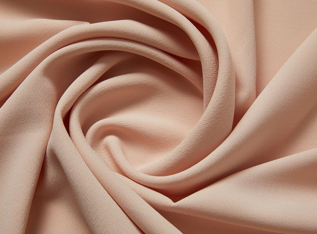 CARAMEL VANILLA | 9889 - HERRINGBONE CREPE - Zelouf Fabrics