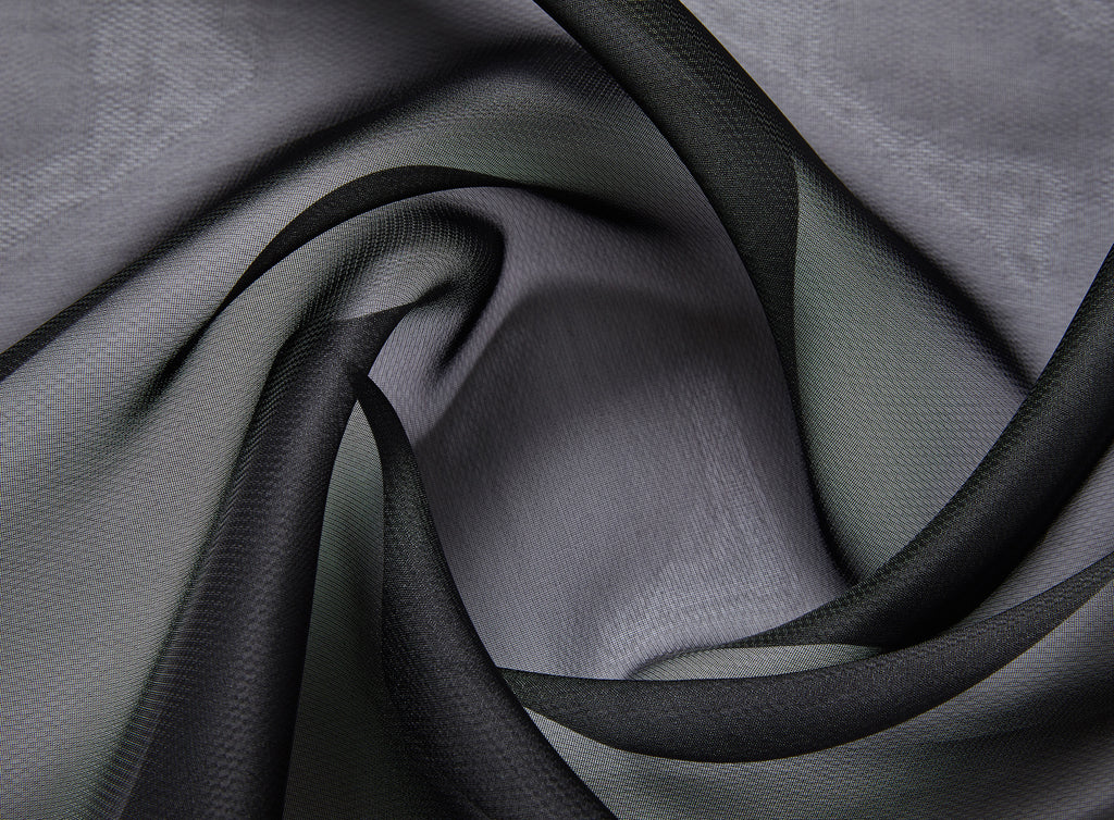 LEGACY ORGANZA | 9926 BLACK - Zelouf Fabrics