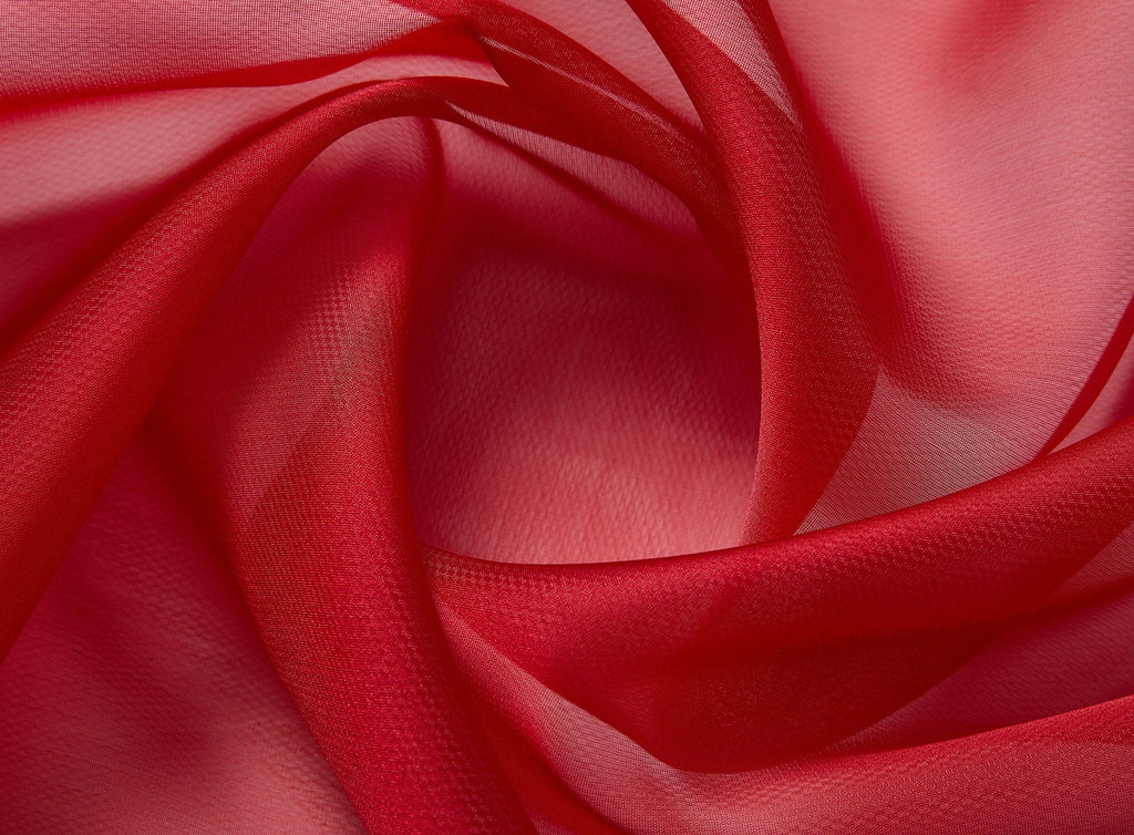 LEGACY ORGANZA | 9926 STUNNING RED - Zelouf Fabrics