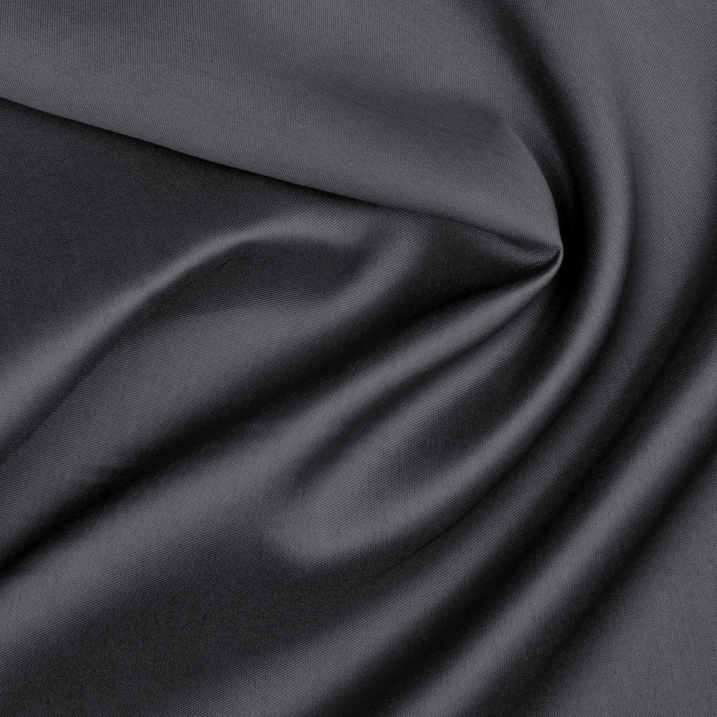 MIKADO SATIN TWILL| 9937 COAL SHADOW - Zelouf Fabrics