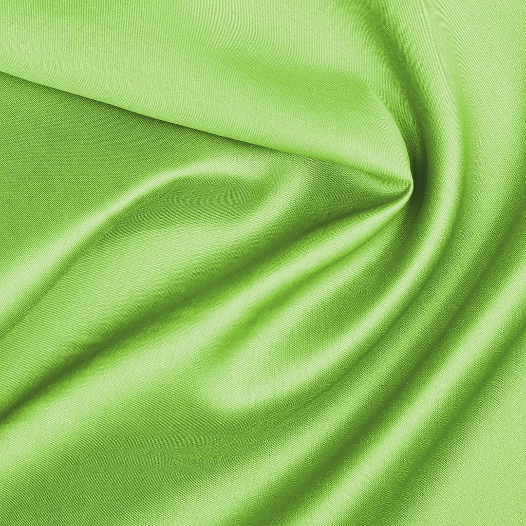 MIKADO SATIN TWILL| 9937 LIME LOVE - Zelouf Fabrics
