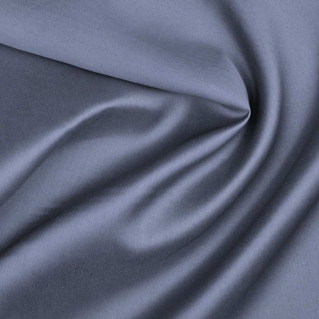 MIKADO SATIN TWILL| 9937 MYSTIC STEEL - Zelouf Fabrics