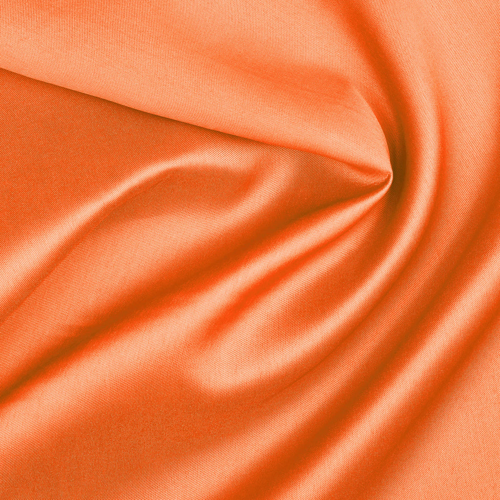 MIKADO SATIN TWILL| 9937 SPRING ORANGE - Zelouf Fabrics