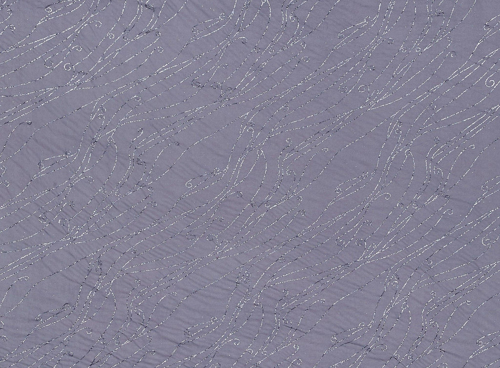 SWIRLY WAVE GLITTER ON MJC  | 9939-631  - Zelouf Fabrics