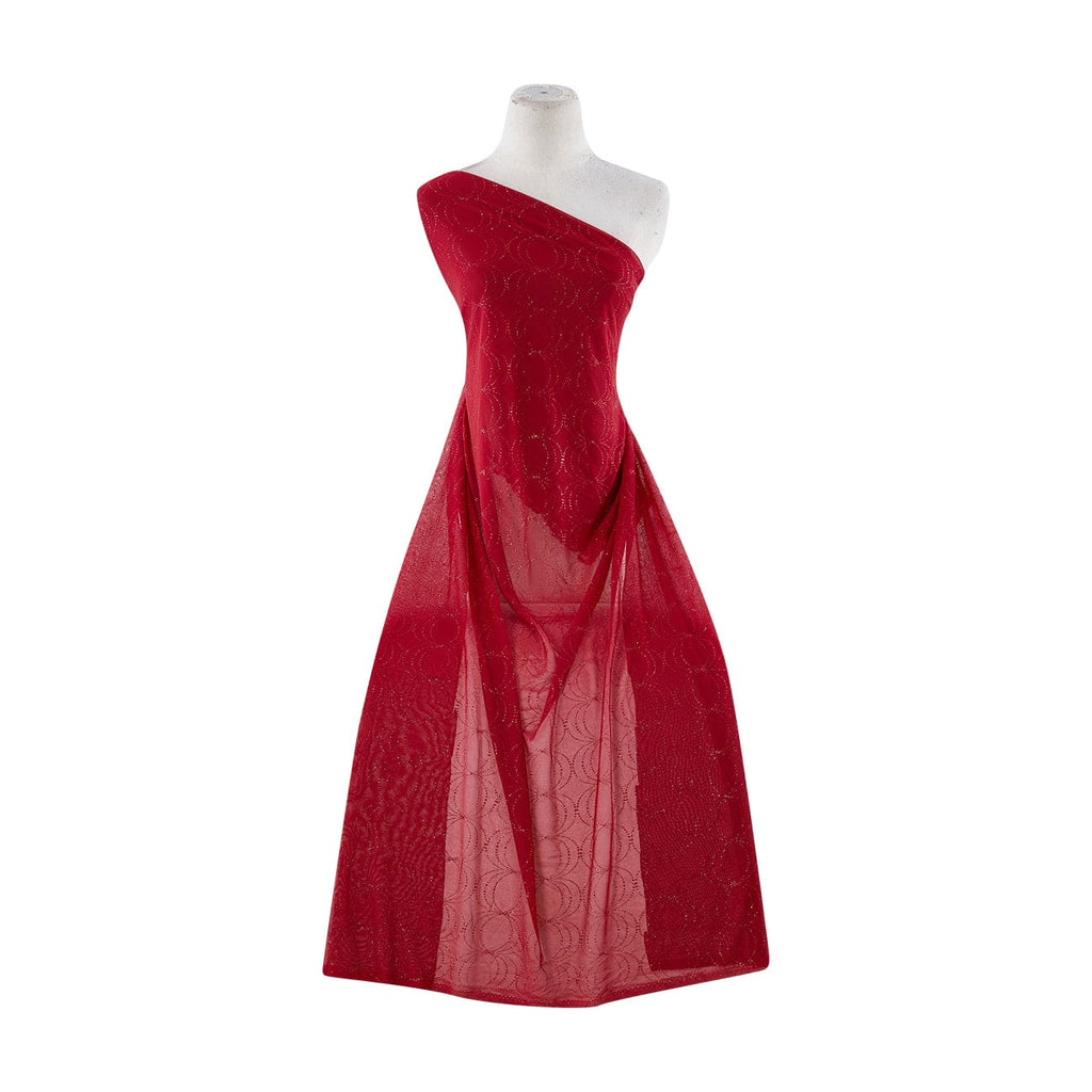 APPLE | 9941-631 - ALLOVER SEMI-CIRCLE GLITTER ON MJC - Zelouf Fabrics