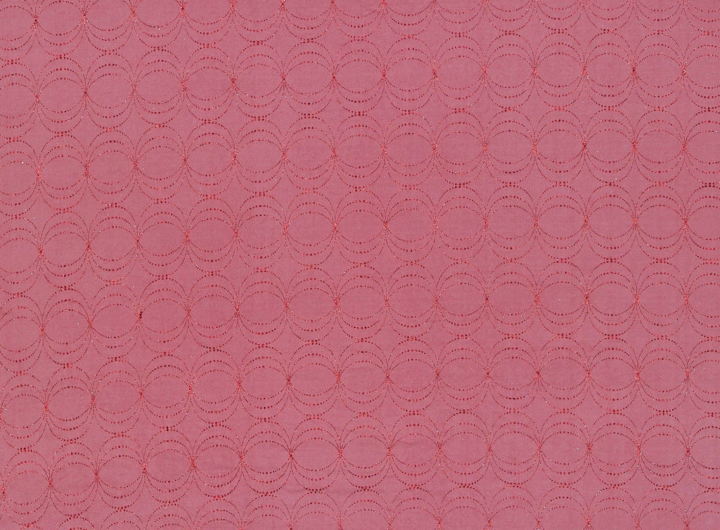 APPLE | 9941-631 - ALLOVER SEMI-CIRCLE GLITTER ON MJC - Zelouf Fabrics