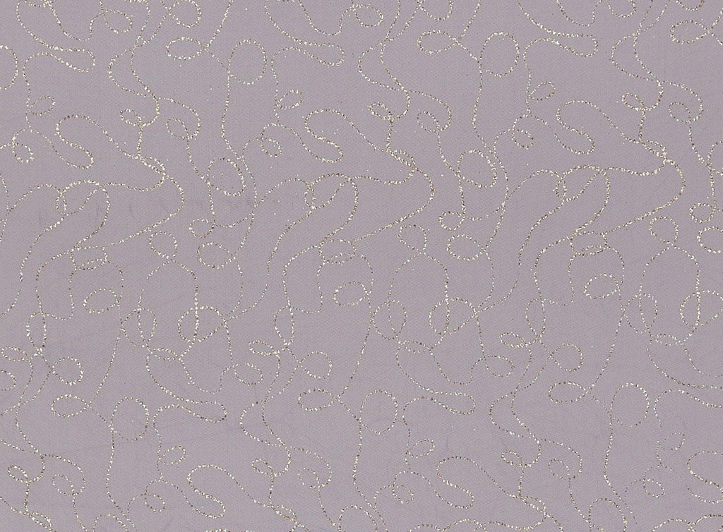 NU BROWN/GOLD | 9983-1060 - METALLIC GLITTER ON TULLE - Zelouf Fabrics