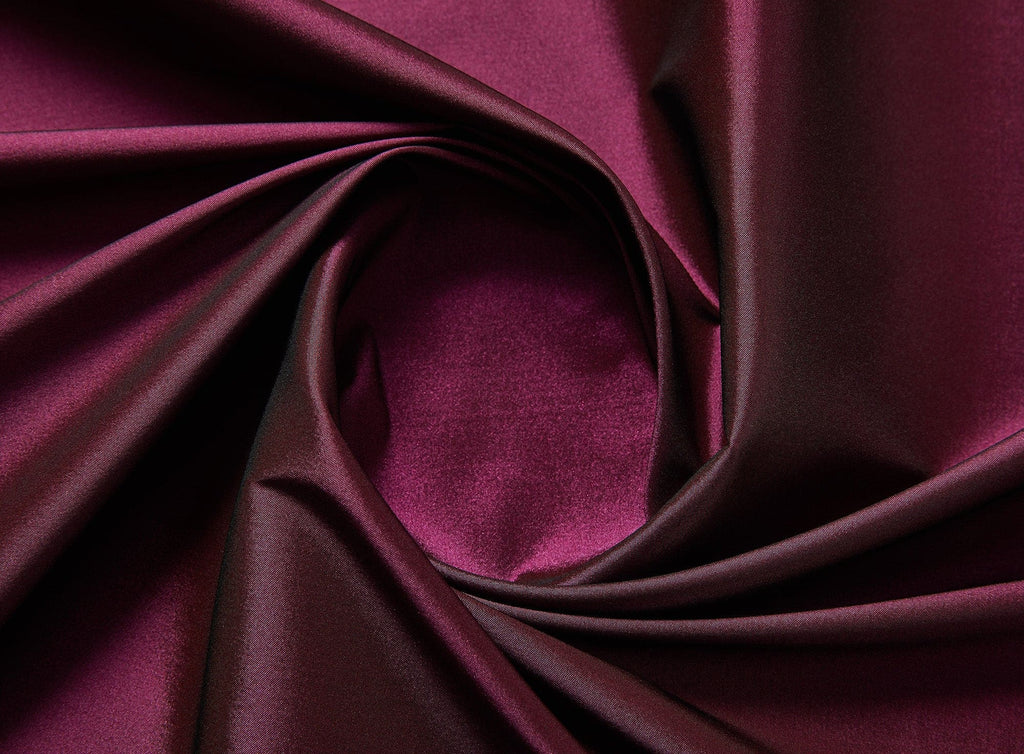 SOLID SOVEREIGN DOUBLE-FACE STRETCH TAFFETA  | 9988 RUBY - Zelouf Fabrics