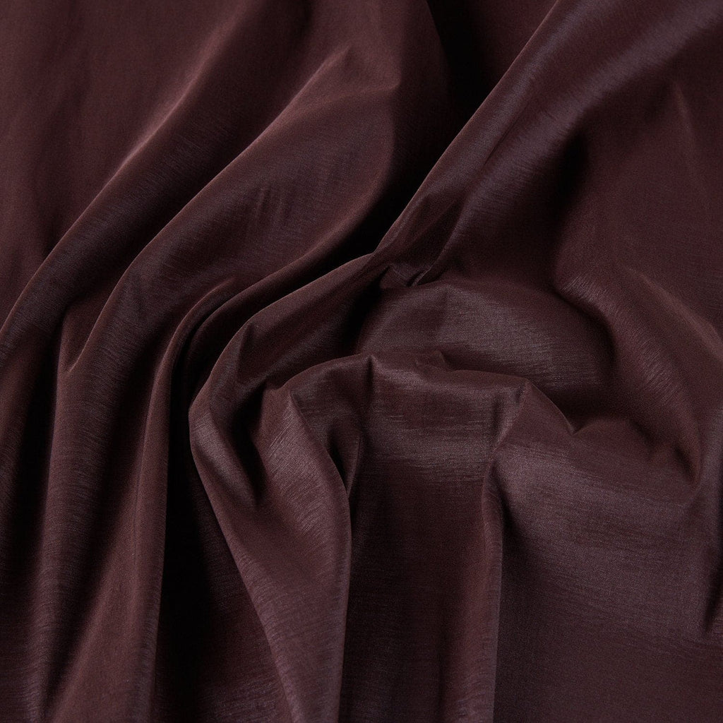JAVA NUT | 9990-BROWN - SOLID JESSICA N/P SPAN TAFFETA - Zelouf Fabrics
