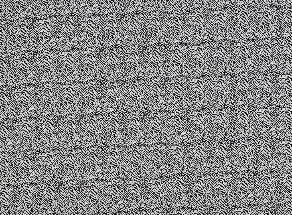 119 IVORY/BLK | JQ112 - ABSTRACT ANIMAL JACQUARD - Zelouf Fabrics