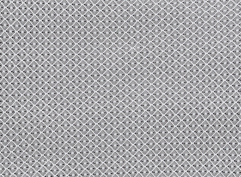 111 WHITE | SWC001 - KRISTAL" CROCHET KNIT - Zelouf Fabrics