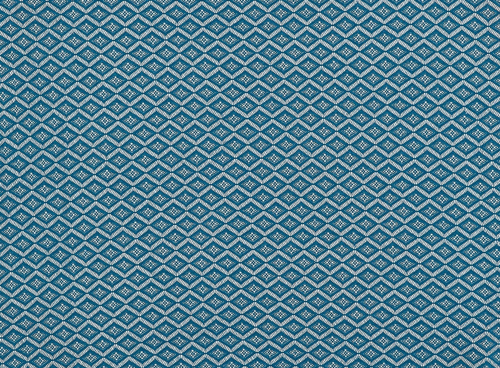 797 TEAL/SILVER | SWLL03 - "BLAKE" SWEATER LACE W/ LUREX - Zelouf Fabrics