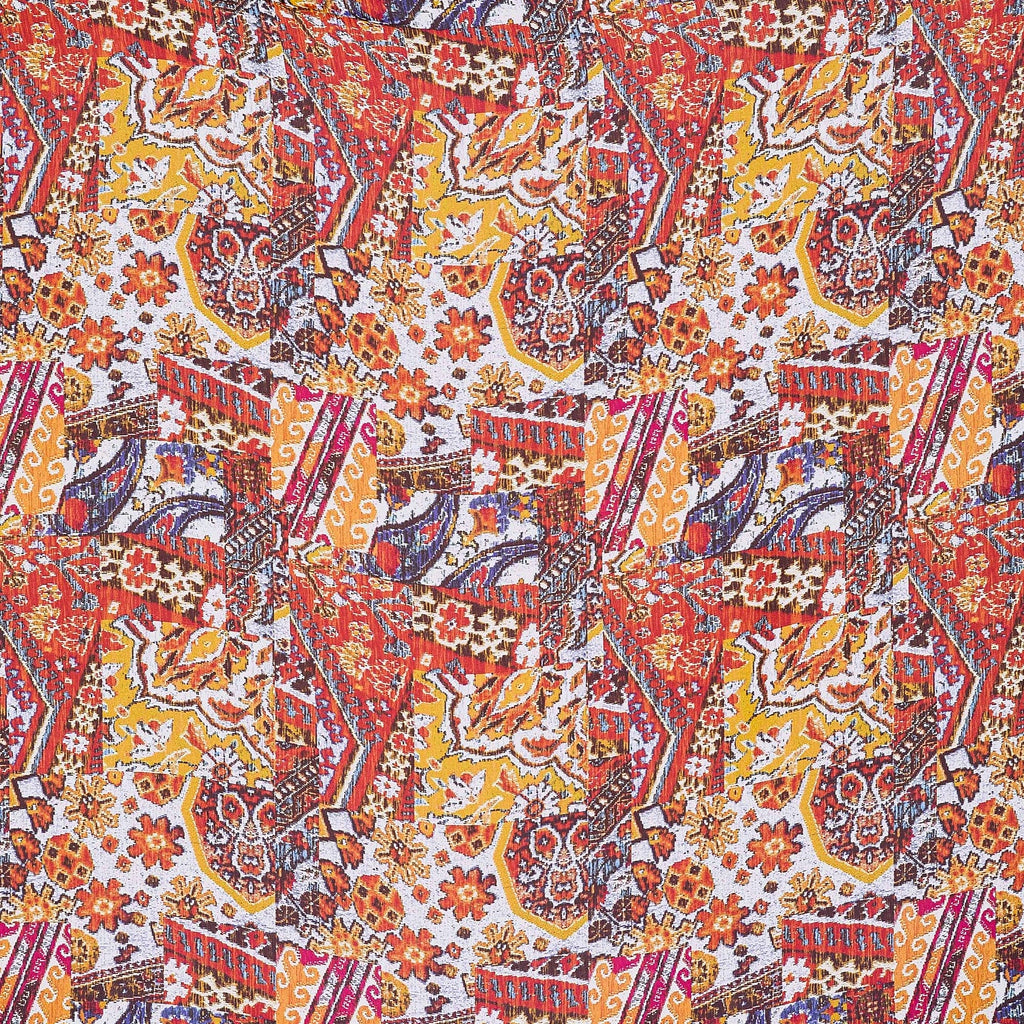 EPN 9 | ZS1505O-5-835 - ZS1505O-5 PRINT HI MULTI CHIFFON - Zelouf Fabrics