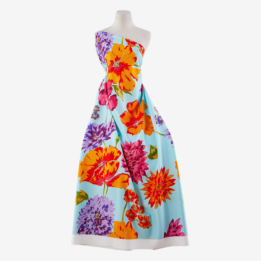 EPN 5 | ZS1810BB-4613 - ZS1810BB PRINT YORYU WITH GOLD LUREX - Zelouf Fabrics