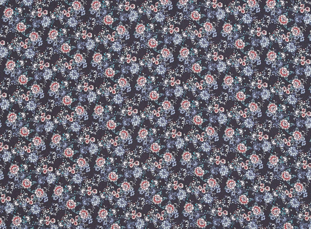 GRETTA FLORAL WOOL DOBBT PRINT [DIGITAL]  | ZW1609Q-4633  - Zelouf Fabrics