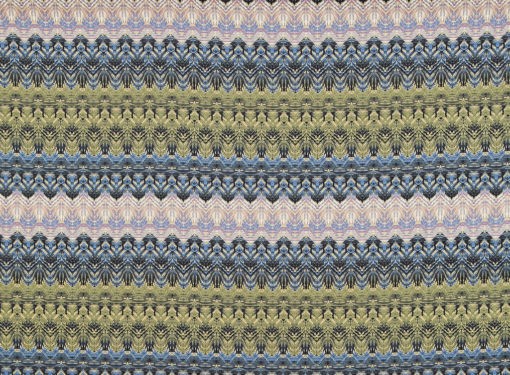 AWAN ETHNIC PRINT ON ANGELINA CREPE [DIGITAL]  | ZW1610E-1640  - Zelouf Fabrics