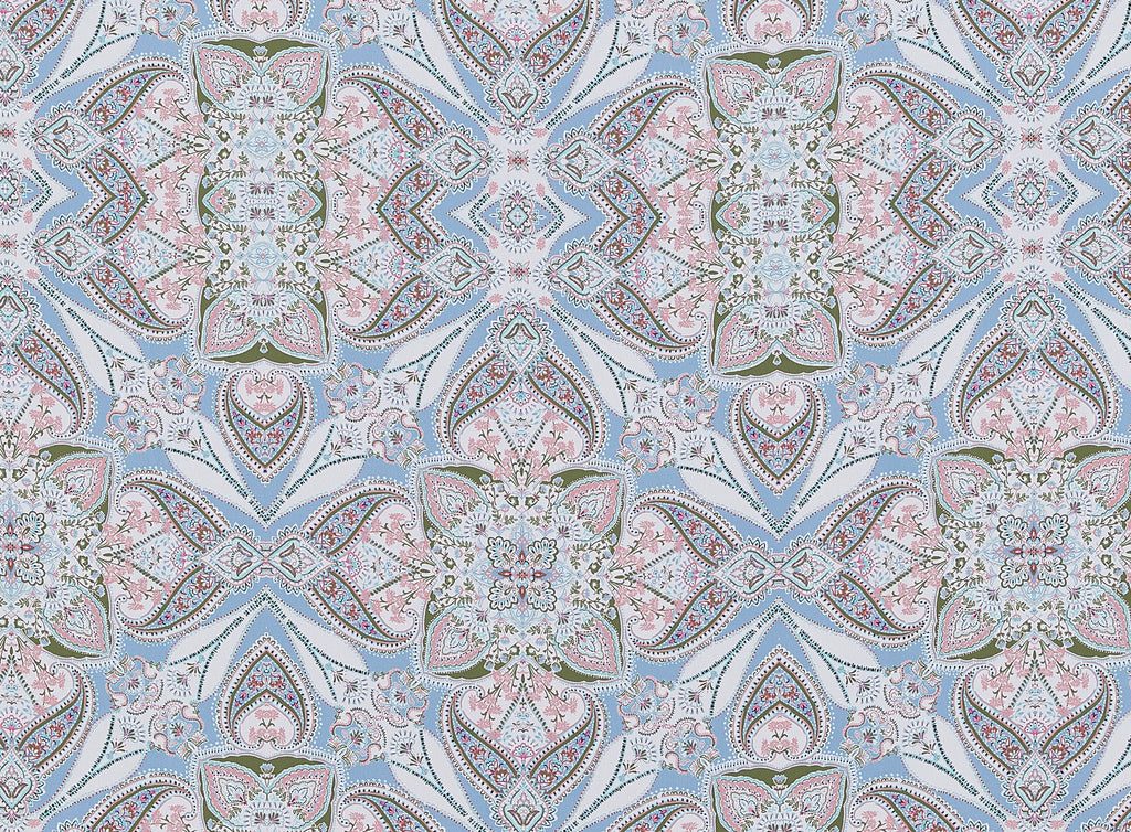 PIA PAISLEY ON PENELOPE CREPE [DIGI]  | ZW1701R-1540  - Zelouf Fabrics