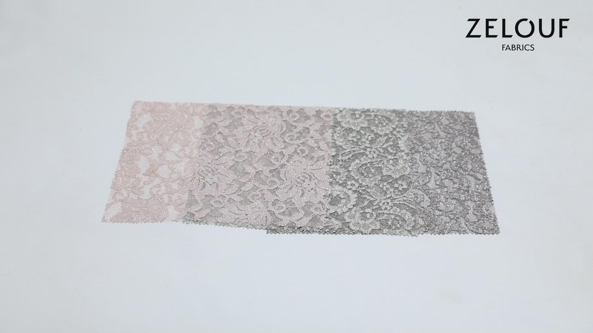 23073Sc Glitter Ravie Lace W Glitter Scallop Video